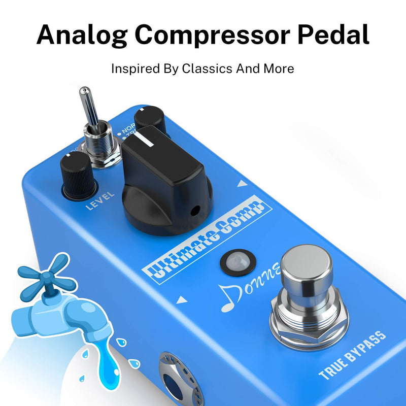 Donner Kompressor Gitarre Pedal Ultimate Comp Effektpedal - Donner music- DE