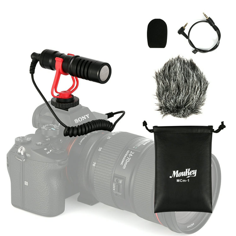 Moukey Kamera Mikrofon Video Mikrofon Video Kondensator Mikrofon MCM-1 - Donner music- DE